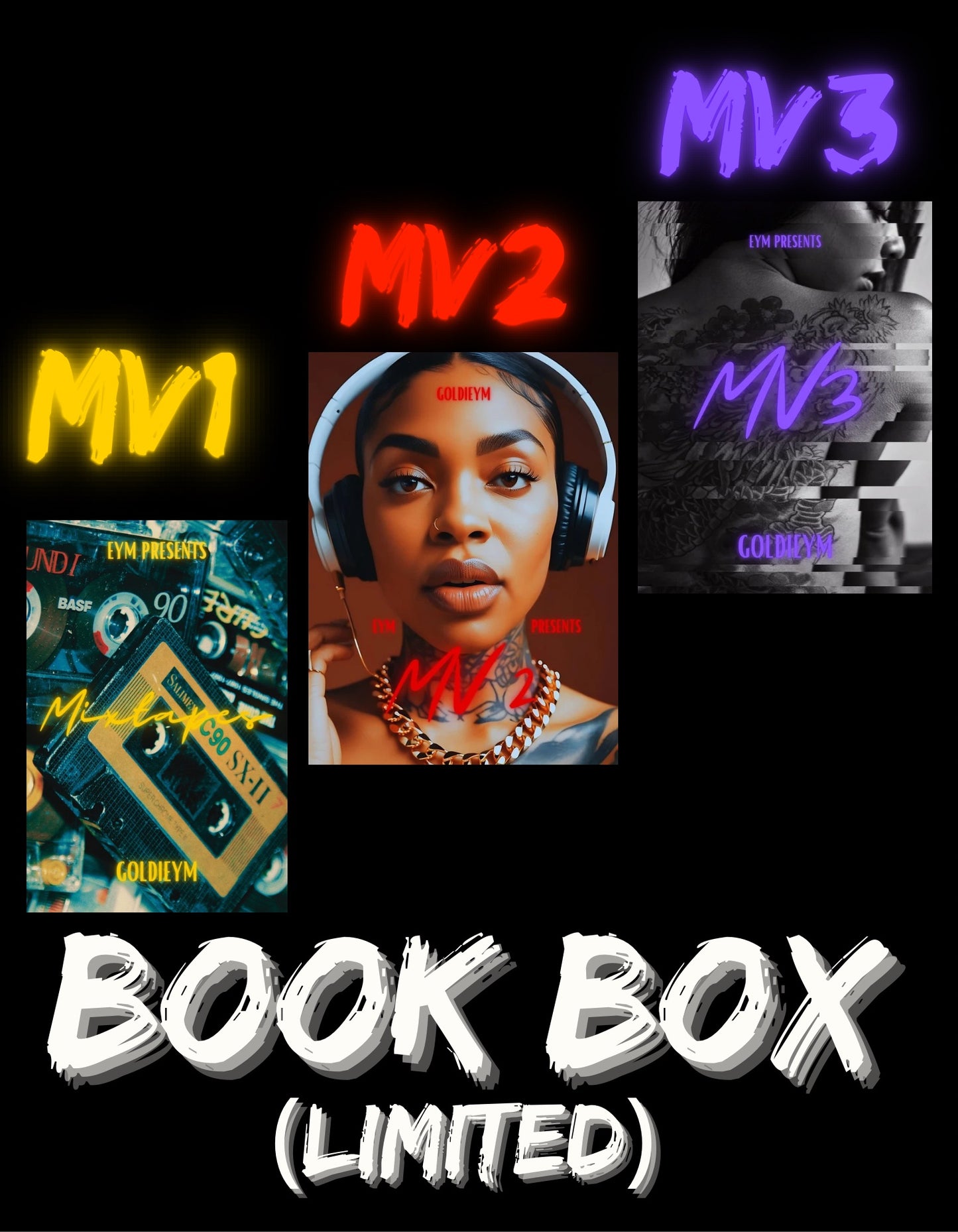 BOOK BOX MIXTAPES NEW COVERS (LIMITED) GLOSSY
